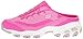 Skechers Sport Women's D'Lites a New Leaf Fashion Sneaker, Hot Pink Knit, 8 M US