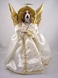 Basset Hound Angel Christmas Tree Topper