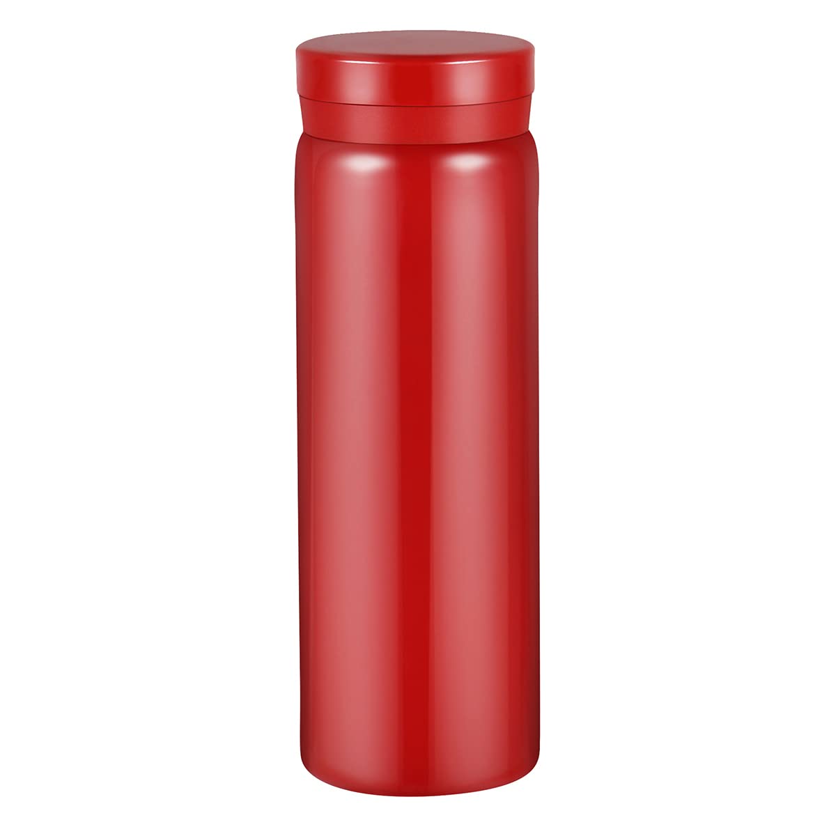 Small Flask, Cute Water Bottle, Vacuum Insulated Flask for Hot & Cold Drink, Keep 12H Hot & 6H Cold (Red, 280ml)