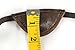 Leather Eyepatch. Slight Convex Eye Patch (Left Eye, Brown)