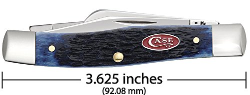 WR Case XX Pocket Knife Navy Blue Jigged Bone Medium Stockman Item #7049 - (63032 SS) - Length Closed: 3 5/8 Inches - Thumbnail 2