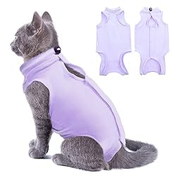 SUNFURA Cat Recovery Suit, Cat Onesie for Cats