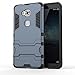 Honor 5X Case Armor DWaybox Stand Feature 2 In 1 Combo Dual Layer Detachable Protective Shell Phone Hard Back Case Cover for Huawei Honor 5X 5.5inches (Black Plus Gray)