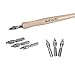 Mont Marte 7 Nib Calligraphy Set, 8 Piece. Includes 7 Nibs and 1 Lacquered Wooden Handle. Suitable for All Calligraphic Writing Styles.