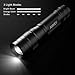 AUKEY LED Mini Flashlight, Ultra-Compact, Water-Resistant, Outdoor Torches with Adjustable Focus & 3 Light Modes, for Camping / Hiking / Household Use