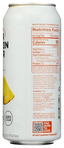 CLEAR PROTEIN TOPICAL ORANGE 16 OZ CAN – 12 PACK