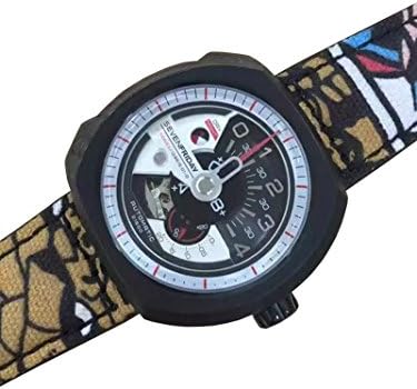 SEVENFRIDAY Men's Swiss Quartz Stainless Steel Casual Watch Colorful (Model: V-08)