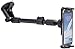ARKON Mounts Slim-Grip Ultra Windshield Car Phone Mount | Universal Fit Phone Holder | Strong Suction Hold | Arm Extends for Long Dashboards | Compatible with iPhone, iPad Mini, Galaxy, and more