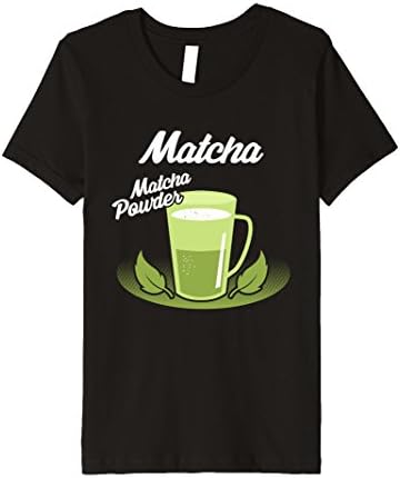 Kids MATCHA Team powder T-shirt Green Wondeful Tea 10 Black