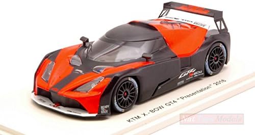 SPARK MODEL S5660 KTM X-BOW GT4 PRESENTATION 2016 1:43 MODELLINO DIE CAST MODEL