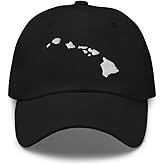 Hawaii Islands hat, Embroidered Dad hat, Hawaiian Islands Hat, Hawaii Hat