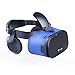 VeeR Oasis VR Headset, 3D Virtual Reality Goggles HD Blue Glass Lens, Ultra Light Body, Compatible 4-6.2 inches iOS/Android Smartphones, Stereo Headphones Eye Protection Mechanisms