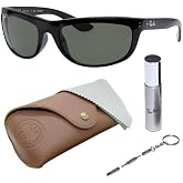Ray-Ban RB4089 BALORAMA Rectangle Sunglasses with Official Eyewear Kit