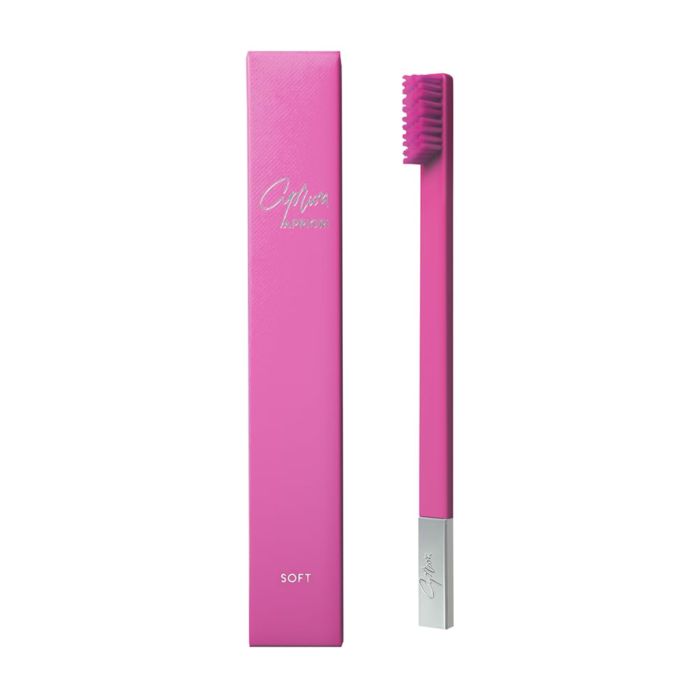 APRIORI Bubblegum Pink Silver Soft Premium Toothbrush