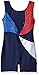 Jacques Moret Big Girls (8-10) Fun Gymnastics Biketard, Funstars Colorblock, M