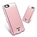 iPhone 7 Plus Battery Case, Kattiettery 10000mAh Ultra Slim Extended Backup Power Bank Battery Charger Case Cover with Kickstand For Apple iPhone 7 Plus/6s Plus/6 Plus(5.5 inch)-Rose Gold