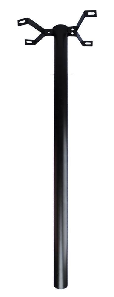 BURG-WÄCHTER, Support Post for American Mailbox, Height 150 cm, Aluminium, 893 S, Black