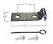 Blue Caspian B.C. Upholstery Zig Zag Spring Repair Clip Bracket Kit - 4 Pack