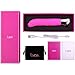 Lyps Dildo Vibrator 10 Vibration Settings, Stimulation (USB Charged), Stimulate Vagina, G-Spot and Clitoris, Waterproof, Powerful and Quiet, Discreetly Adult Sex Toy, Pink