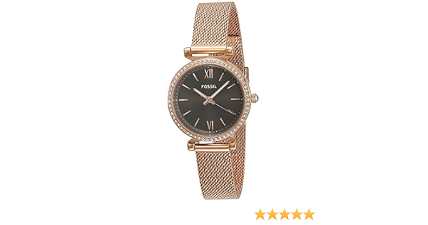 Fossil Carlie Mini Three-Hand Stainless 