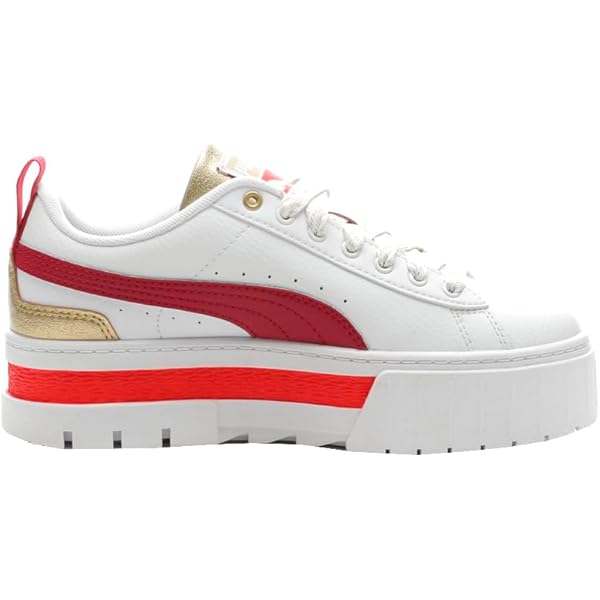 Amazon.com | PUMA Kids Girls Mayze Glitzy Platform Lace Up