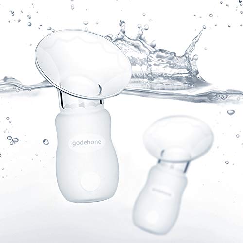 Silicone Manual Breast Pump with Breastfeeding Milk Saver Stopper in Gift Box, 100% Food Grade Silicone BPA Free(4oz/100ml), Green