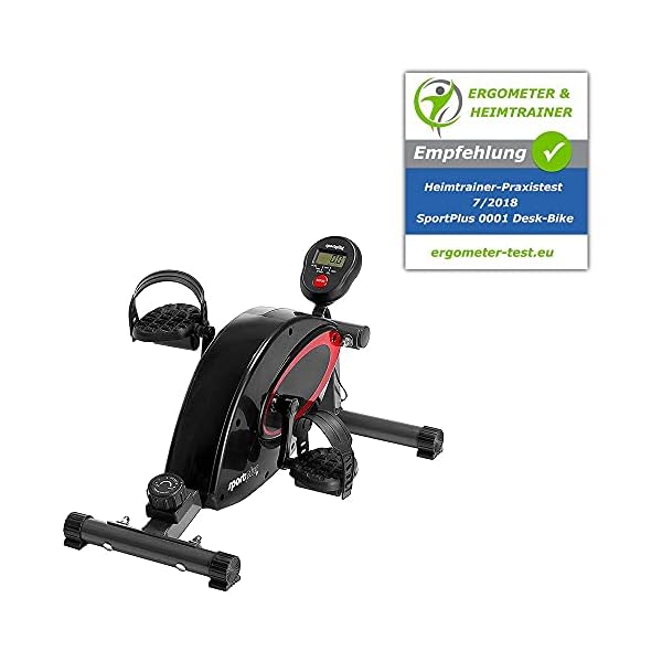 SportPlus-SP-HT-0001-Mini-Exercise-Bike-Incl-Training-Computer-High-quality-Quiet-Magnetic-Resistance-8-Resistance-Levels-Mini-Cycle-Bike-for-Seniors-Leg-Trainer-for-Home-Use-and-Office SportPlus Leg Trainer for Home & Office, available with Bluetooth Mini Exercise Bike