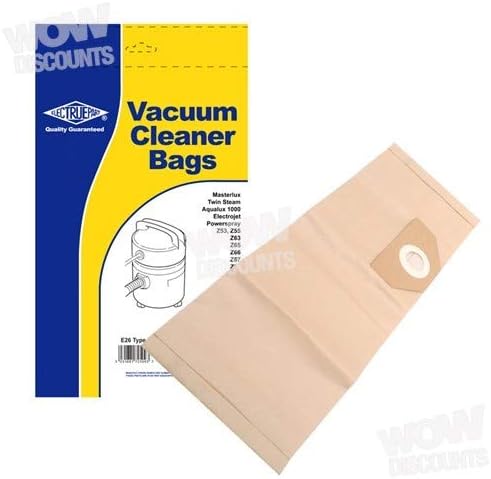 ELECTRUEPART E26 Vacuum cleaner dust bag (Pack of 5) For KARCHER WD3.500P