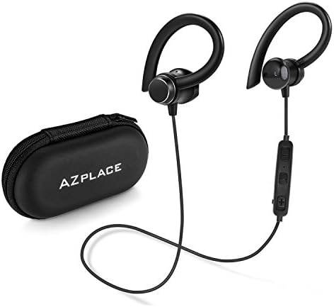 Magnetic Earbuds Wireless Best Bluetooth Sports Earphones w/Mic IPX5 Waterproof HD Stereo headphones Sweatproof for Gym Running Workout 8 Hour Battery Noise Cancelling Headsets black (black001)