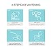 [2019 version]Teeth Whitening Kit Dental Teeth Whitener with 16-LED Whiten Accelarator Light Mouth Tray and 10ml Whitening Gel Syringe for 15 Treatments (USB Rechargeable)
