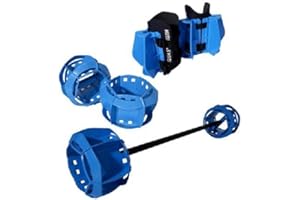 Aquastrength Ultimate Bundle - Functional Pool Exercise Equipment | Water Weights | Barbell, Bells & Fins | Link to Free Sample Exercises & Workout Programs