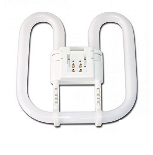 PIFCO 38W 4PIN Low Energy CFL T 2D Bulb, 38 W, White