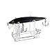 OnFireGuy 10pcs Fishing Lure Display Stands | Clear Acrylic Fishing Lure Easels | Accessories for Fishing & Decoration | 3-Piece Display Stand Measurements: 2