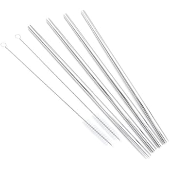 GFDesign Big Drinking Straws Reusable 12