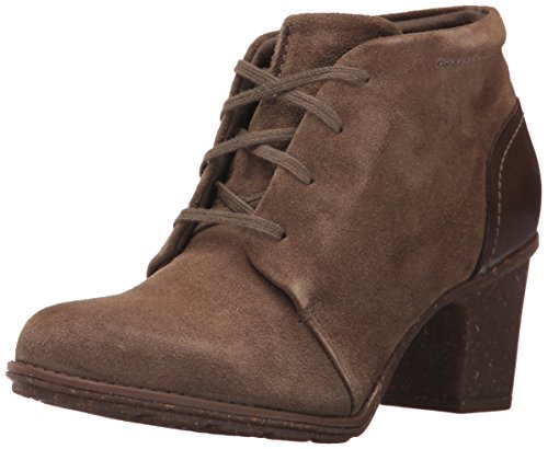 Clarks Women's Sashlin Sue Ankle Bootie, Olive, 9 M US