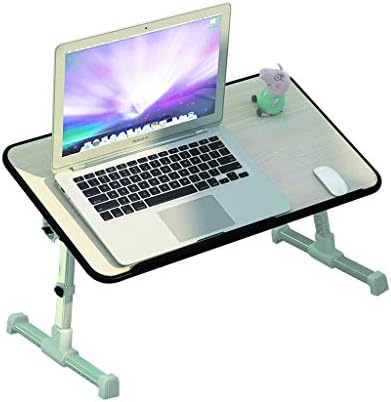 Portable Laptop Table Jaszw Laptop Table For Bed Laptop Desk Portable Adjustable Height Laptop Computer Stand Desk Bedside Reading Table Office School Supplies Office Products