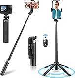 MACOO Selfie Stick Phone Tripod with Remote Upgrade