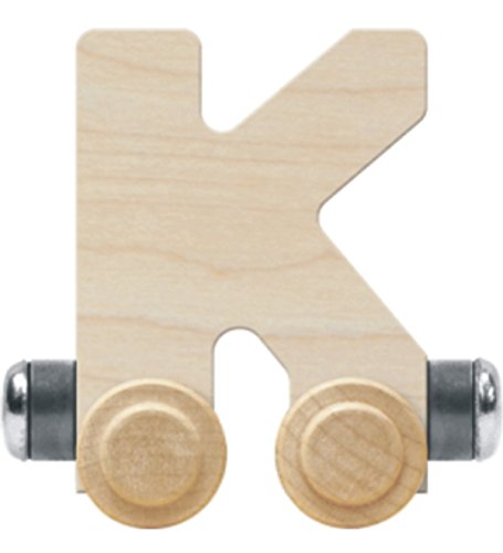 NameTrain Unfinished Letter Car K - Made in USA