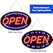 LED Open Sign, 19x10inch Upgrade Version Open Sign for Business Advertisement Board Electric Sign, Flashing & Steady Light, for Shop, Bar, Hotel,UL Certification, with Close Sign (71 inch Power Cable)