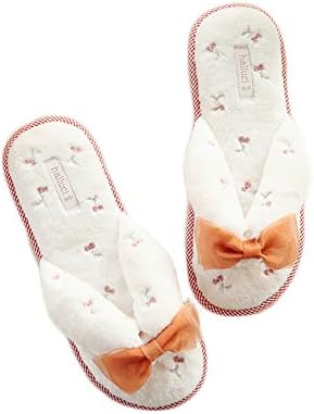 Silky fleece cherry and strawberry flip flops Waterproof