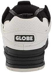 Globe Men's Fusion Skate Shoe, Black/Alloy, 7.5