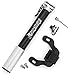 Geared2U Bike Pump by Mini, Compact & Portable - For Road, Mountain Or BMX Bicycles - Presta & Schrader Valve Compatible - Premium CNC Aluminum - Extremely Lightweight