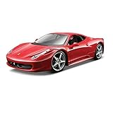 Maisto 1:24 Scale Assembly Line Ferrari 458 Italia Diecast Model Kit (Colors May Vary)
