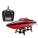 Remote Control Boat,Babrit Tempo 1 2.4GHz High Speed Remote Radio Control Electric Boat RC Boat- Only Works In Water (Upgrade Version-Bigger Size)