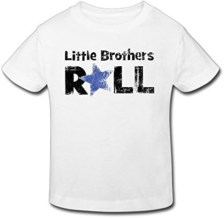 Hanxiaoxiao Kids Little Brothers Roll Leisure Hiking White Shirt 2 Toddler Short Sleeve