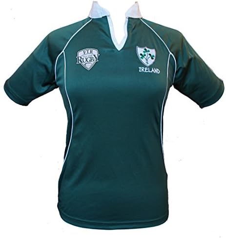 Full Time Rugby Apparel Ireland Ladies Rugby Shirt 12-14 Large Green