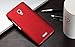 Premium Slim PC Matte Hard Case for Huawei Ascend Mate 2 4G (Red)