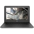 HP Chromebook 11 G7 EE 11.6" Laptop, Intel Celeron N4000, 4GB RAM, 16GB eMMC SSD (6QY22UT#ABA) (Renewed)