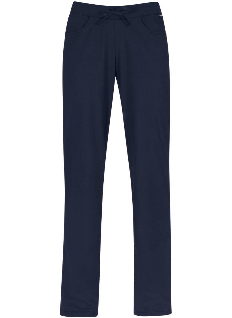 Trigema Women's Deluxe Cotton Hip Trousers, Navy, XL