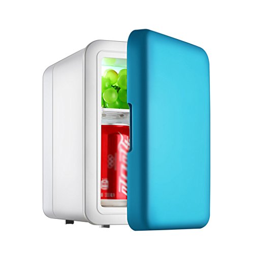 Click Here to See More Images YI HOME- Car Refrigerator 4L Mini Portable Household Small Electronic Freezer Fast Refrigeration Heating Office 12V,Blue